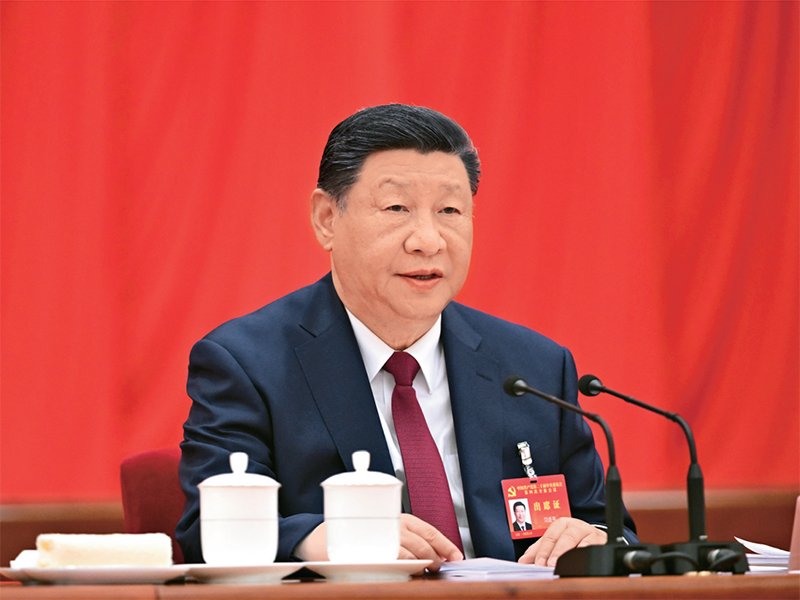 中國共產(chǎn)黨第二十屆中央委員會第四次全體會議，于2025年10月20日至23日在北京舉行。中央委員會總書記習(xí)近平作重要講話。 新華社記者 謝環(huán)馳/攝